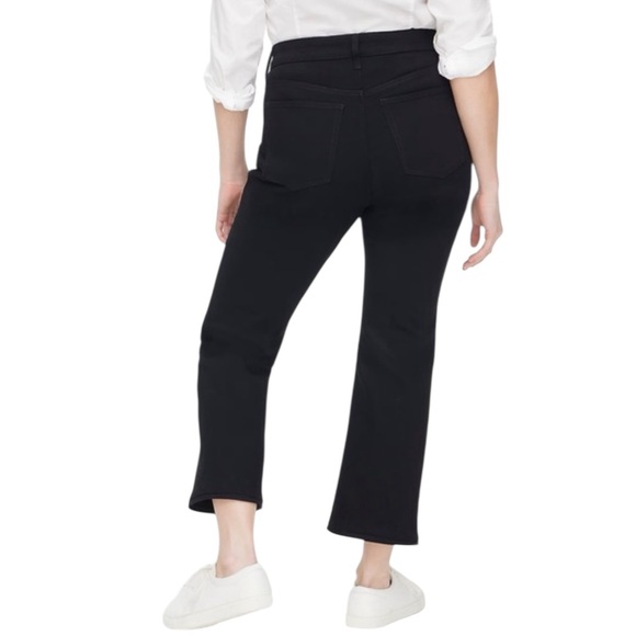 J. Crew Factory Tall curvy mid-rise flare crop jean in signature stretch Size 33